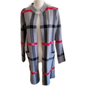 tahari plaid sweater